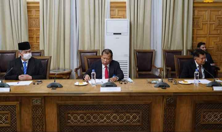 ولسمشر غني د اندونیزیا د محمدیه علماو سازمان مشر او مل پلاوي سره وکتل