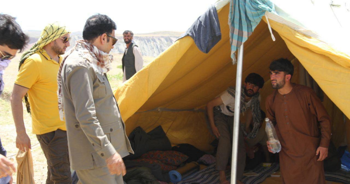 کډوال؛ تاجکستان خپله خاوره کې لنډمهالی پنډغالی جوړ کړی