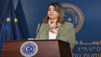 eu council president charles michel visits libya