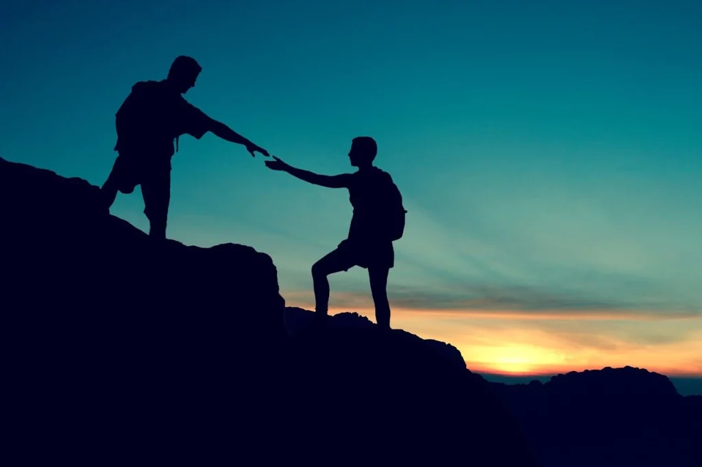Help climb a mountain