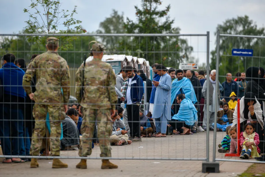 Afghan refugee camp