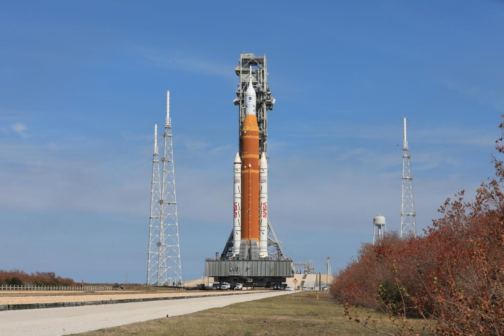 SLS rollout wide view