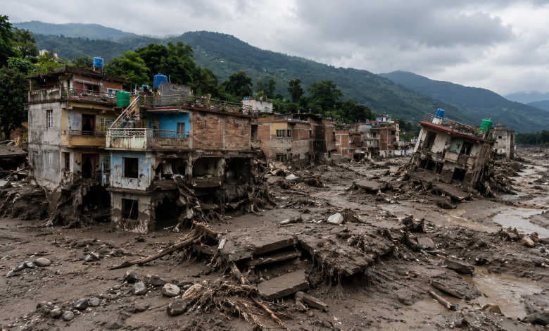 نیپال کې خونړي سېلابونه؛ تر ۱۵۰ ډېر کسان مړه او سلګونه ورک
