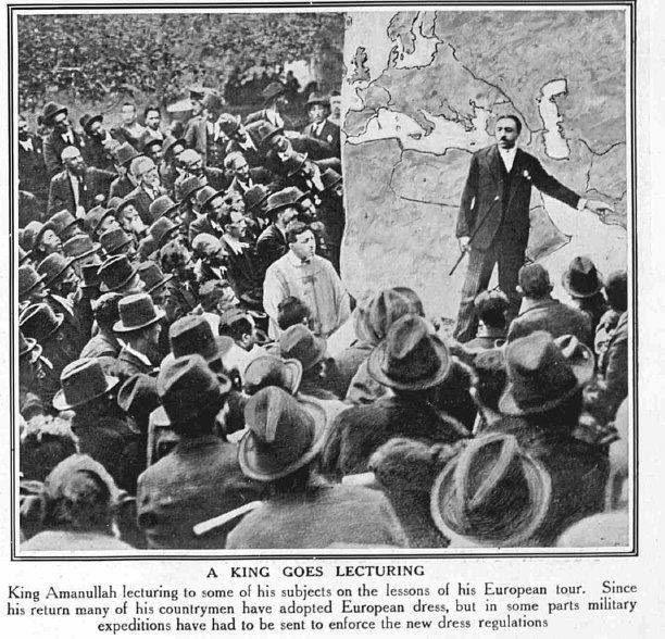 what was king amanullah obsession with westernizing v0 87e7ohduadre1