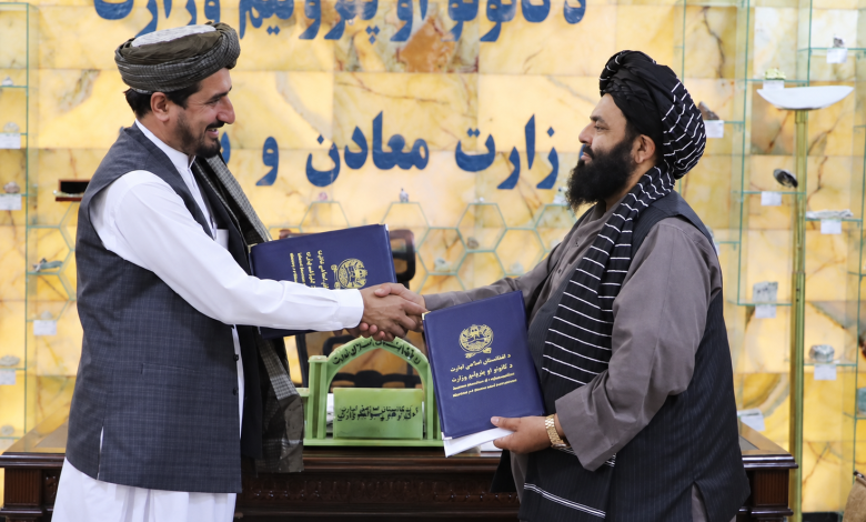 د شیرزادو د تالک کان د استخراج تړون لاسلیک شو