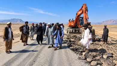 فراه کې بیارغونه؛ د شیخ ابونصر فراهي بندر د ۶۴ کیلومتره سړک چارې پیل شوې