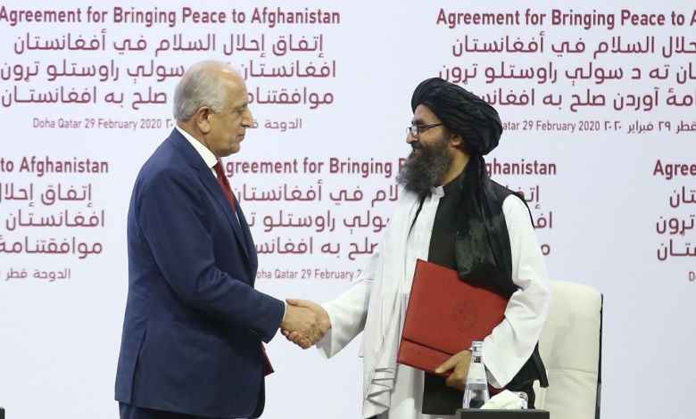 us taliban signs historic peace deal that calls for troop withdrawal