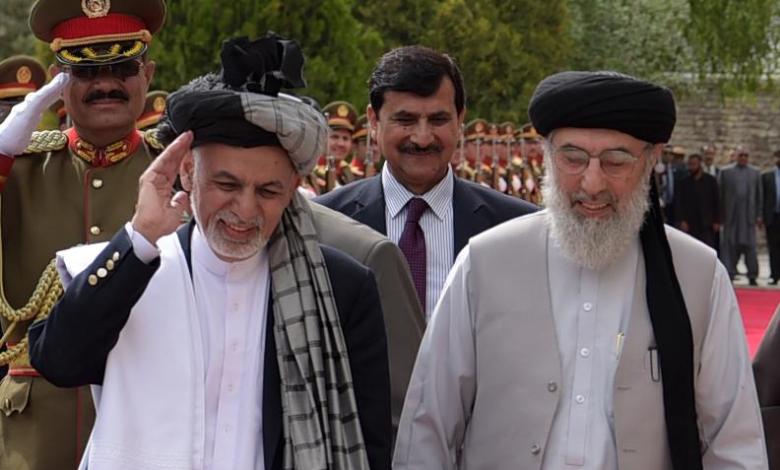 ghani with hekmatyar