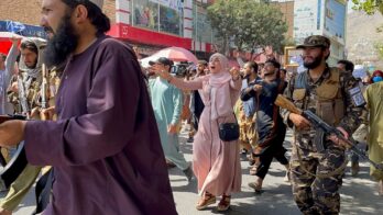 afghan demonstrators shout slogans during an anti pakistan protest, near the pakistan embassy in kabul, afghanistan