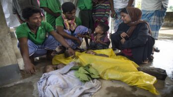 Rohingya Refugees Flood Into Bangladesh