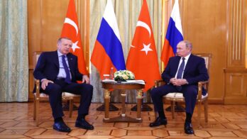 russian president putin meets with turkish president erdogan in sochi