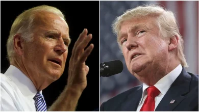 trump biden split