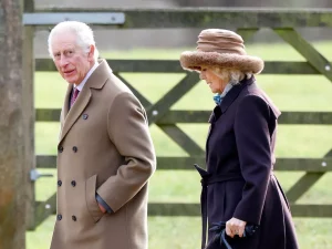 1 king charles iii diagnosed with cancer king charles iii queen camilla attend sunday church