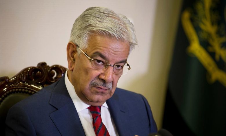 khawaja asif defense minister ap