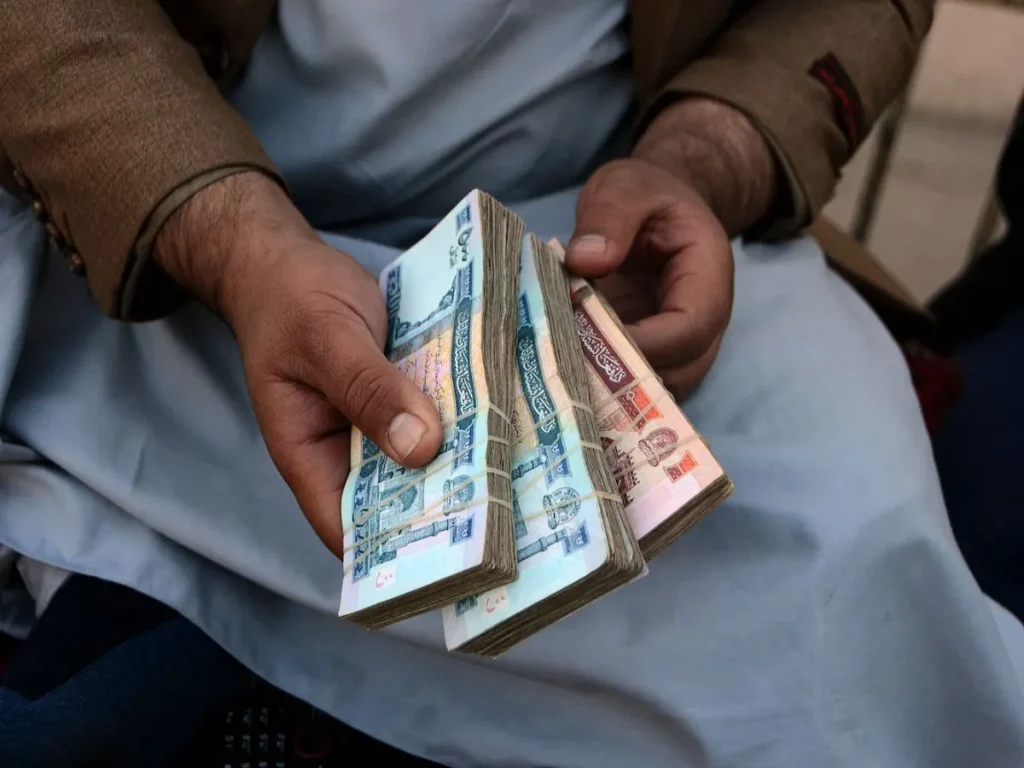 Afghanistan currency GettyImages 1237224096