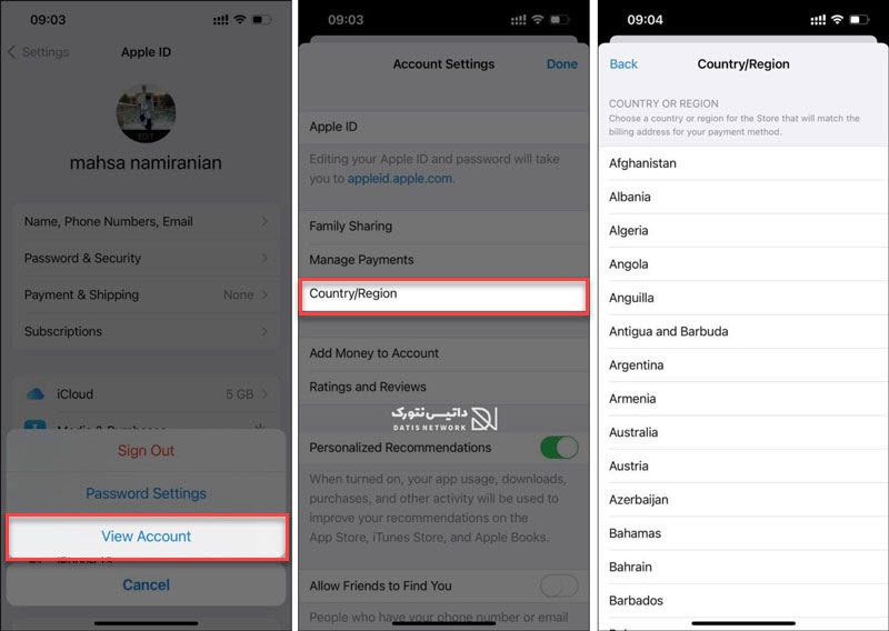 How To Change Apple ID Region 1