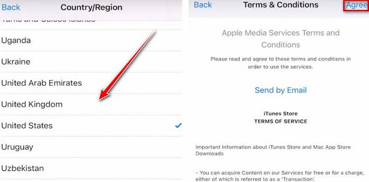 apple id region change