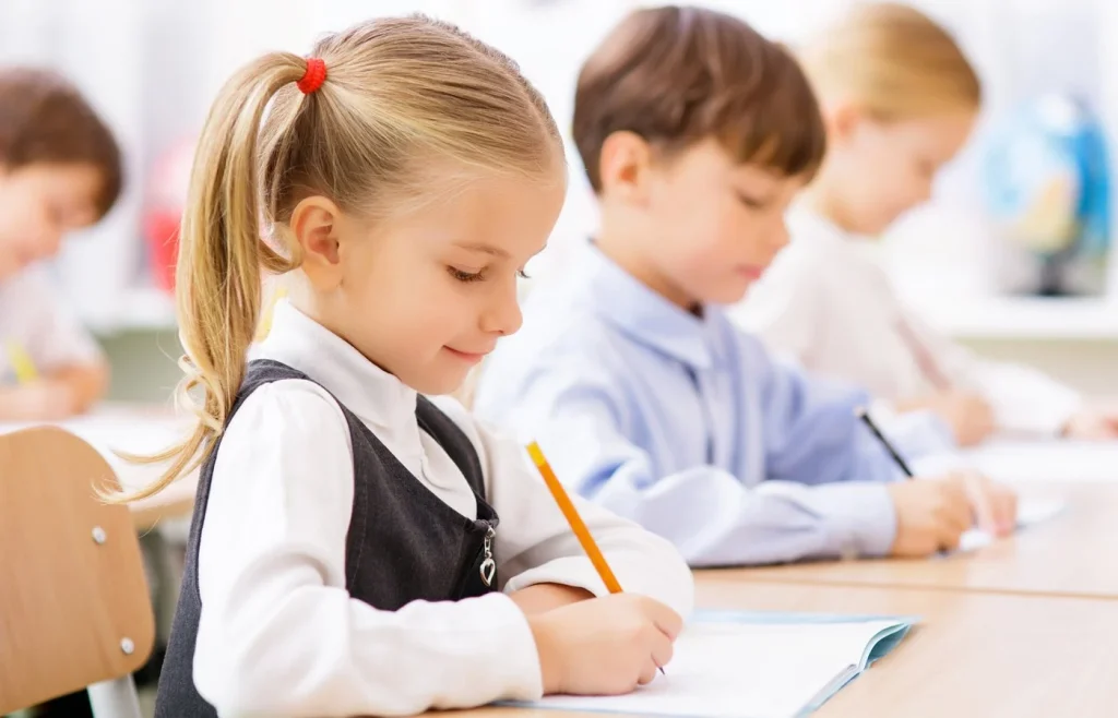 elementary private school kids