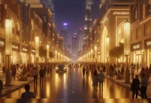 د دوبۍ نوی طلايي ښار؛ د نړۍ لومړنی طلايي واټ او بېساري نوښتونه