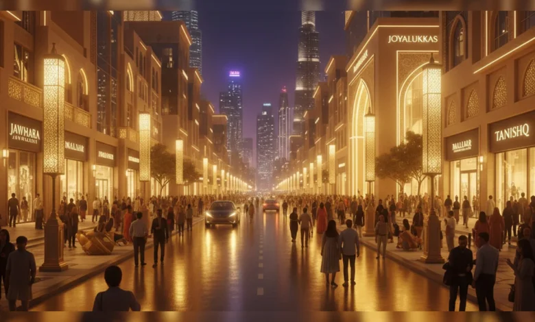 د دوبۍ نوی طلايي ښار؛ د نړۍ لومړنی طلايي واټ او بېساري نوښتونه