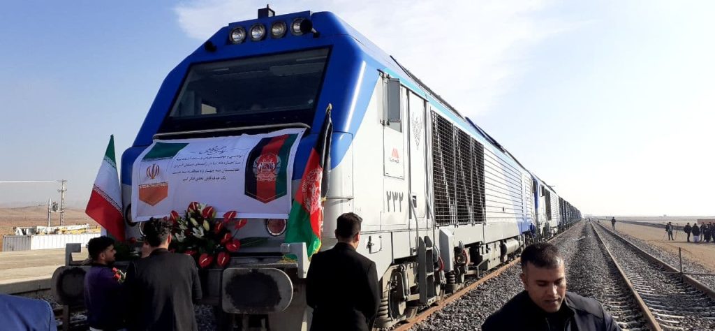 af Iran to Herat railway inauguration loco AfRA