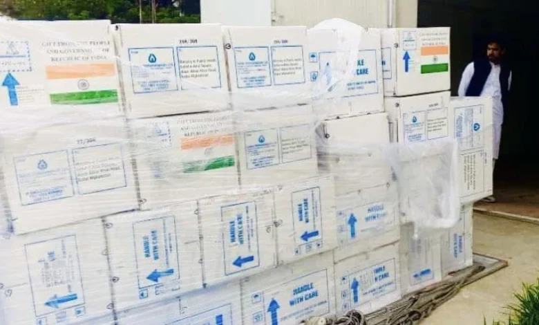 د هند مرسته؛ د عامې روغتیا وزارت ته ۱۳۱ کارتنه «ټيډي» واکسین وسپارل شول