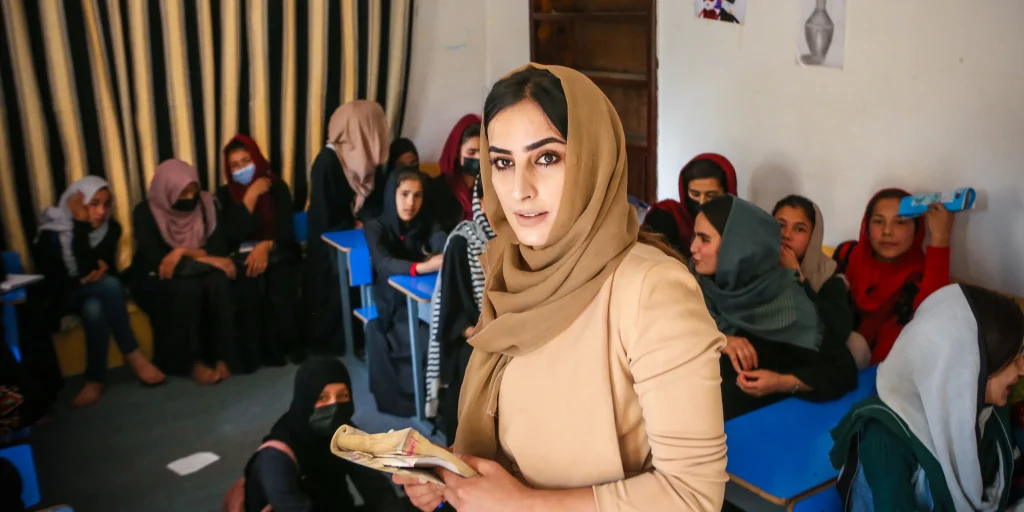 GettyImages 1244576617 afghanistan women education