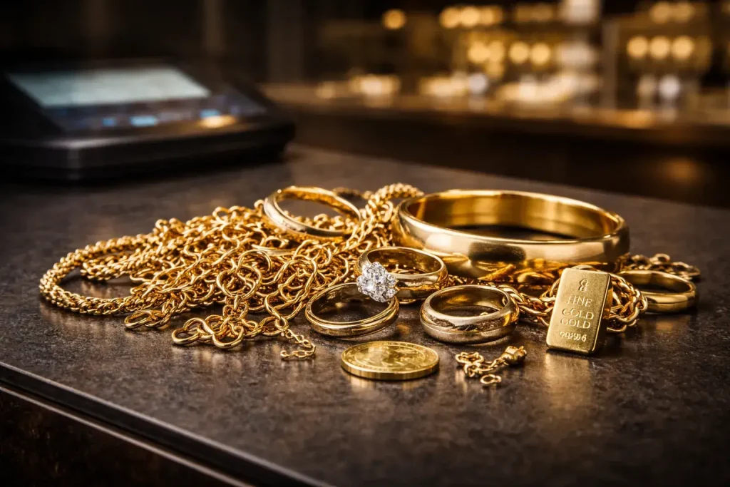 Scrap Gold Price Calculator UK Hero Image