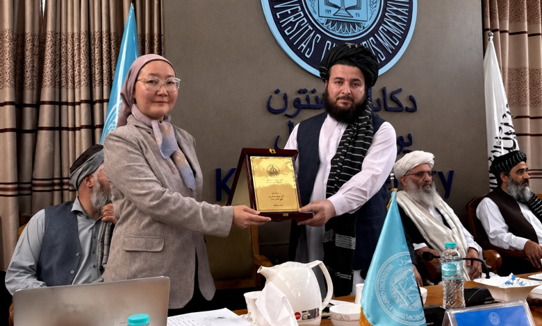 په کابل پوهنتون کې د قزاقستان او افغانستان ګډ علمي مرکز جوړېږي
